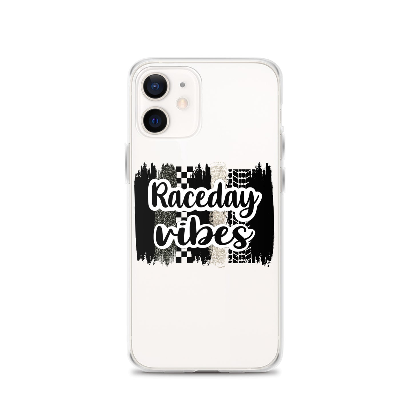 Race Day Vibes Clear Case for iPhone®