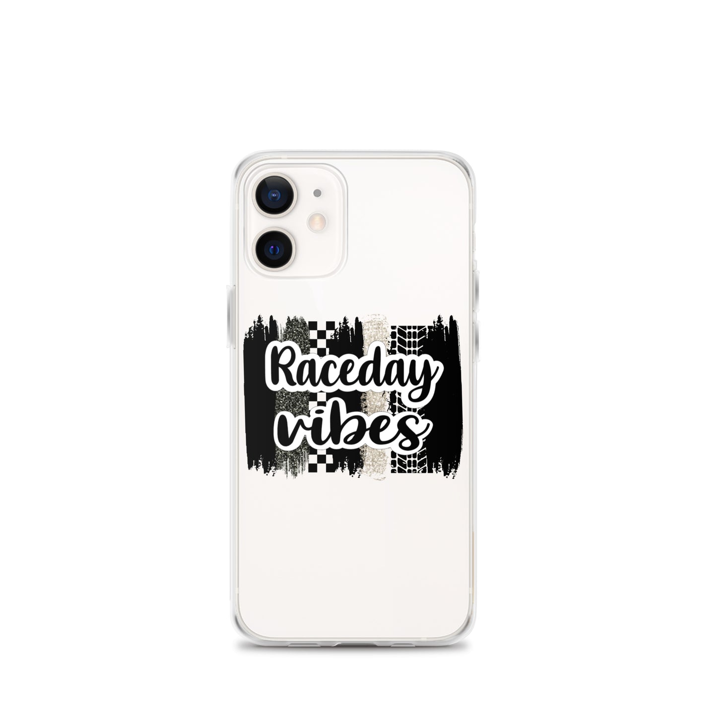 Race Day Vibes Clear Case for iPhone®