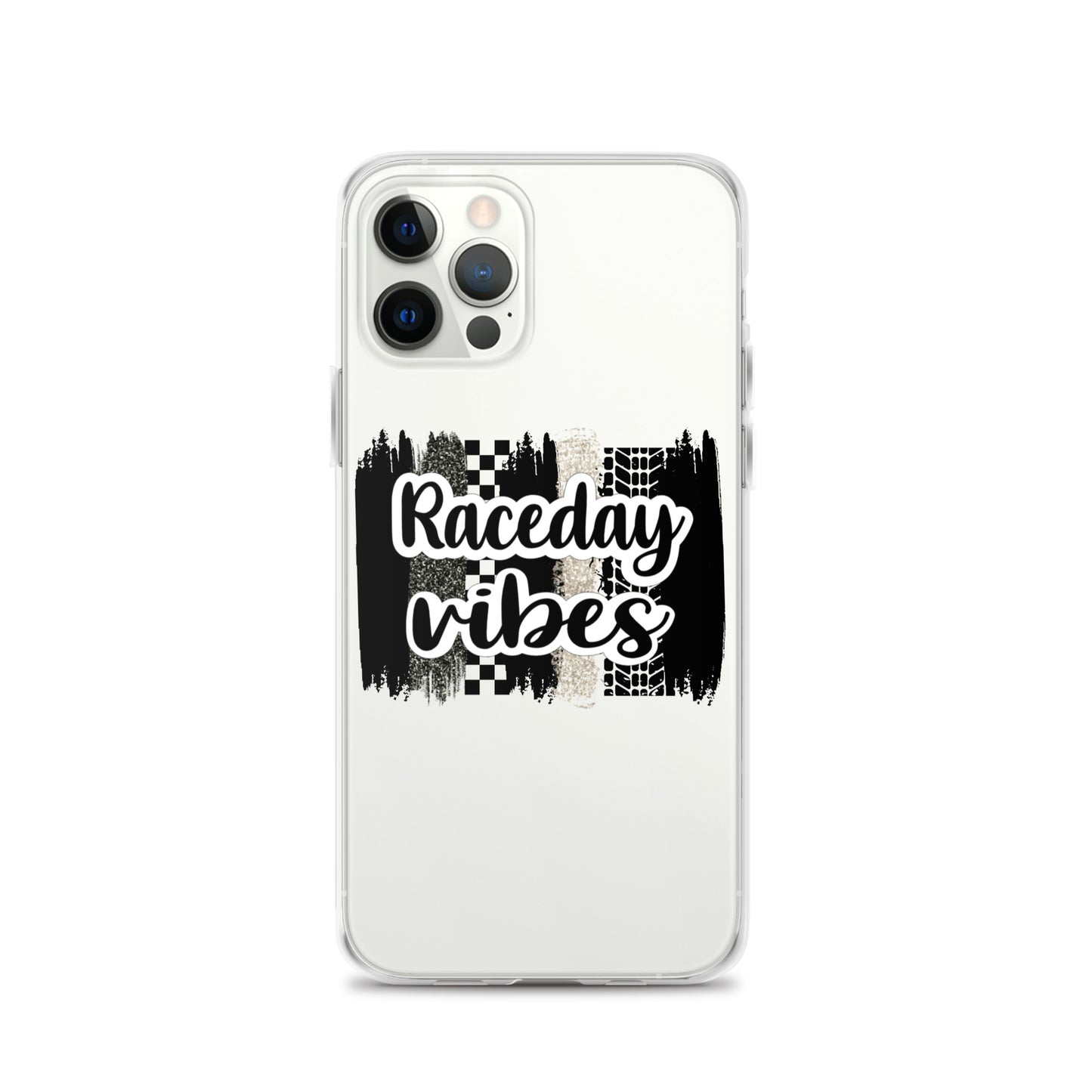 Race Day Vibes Clear Case for iPhone®