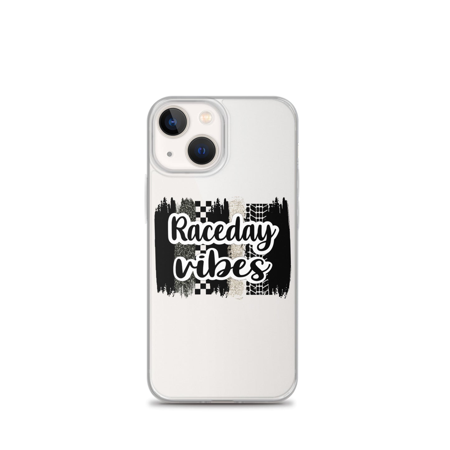Race Day Vibes Clear Case for iPhone®