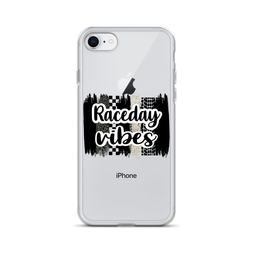 Race Day Vibes Clear Case for iPhone®