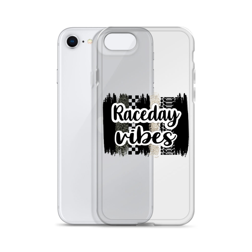Race Day Vibes Clear Case for iPhone®