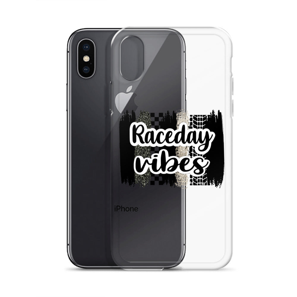 Race Day Vibes Clear Case for iPhone®