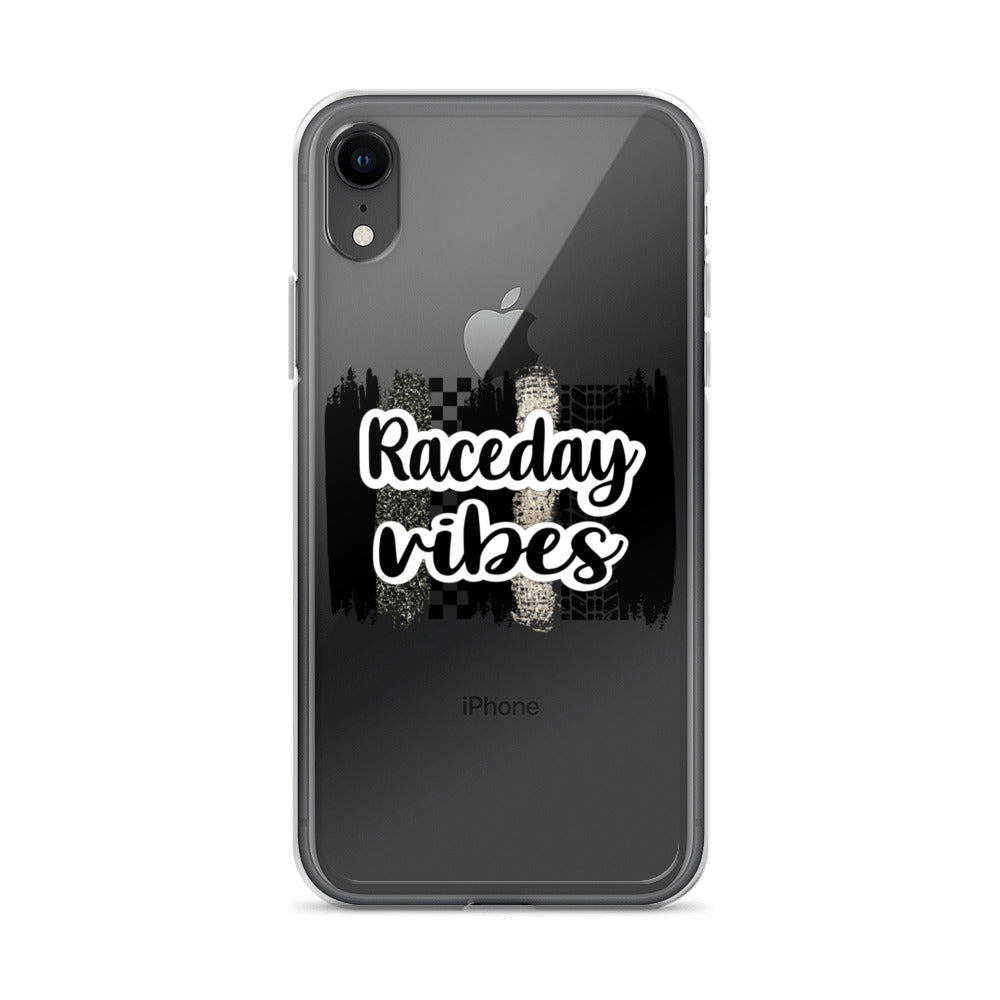 Race Day Vibes Clear Case for iPhone®