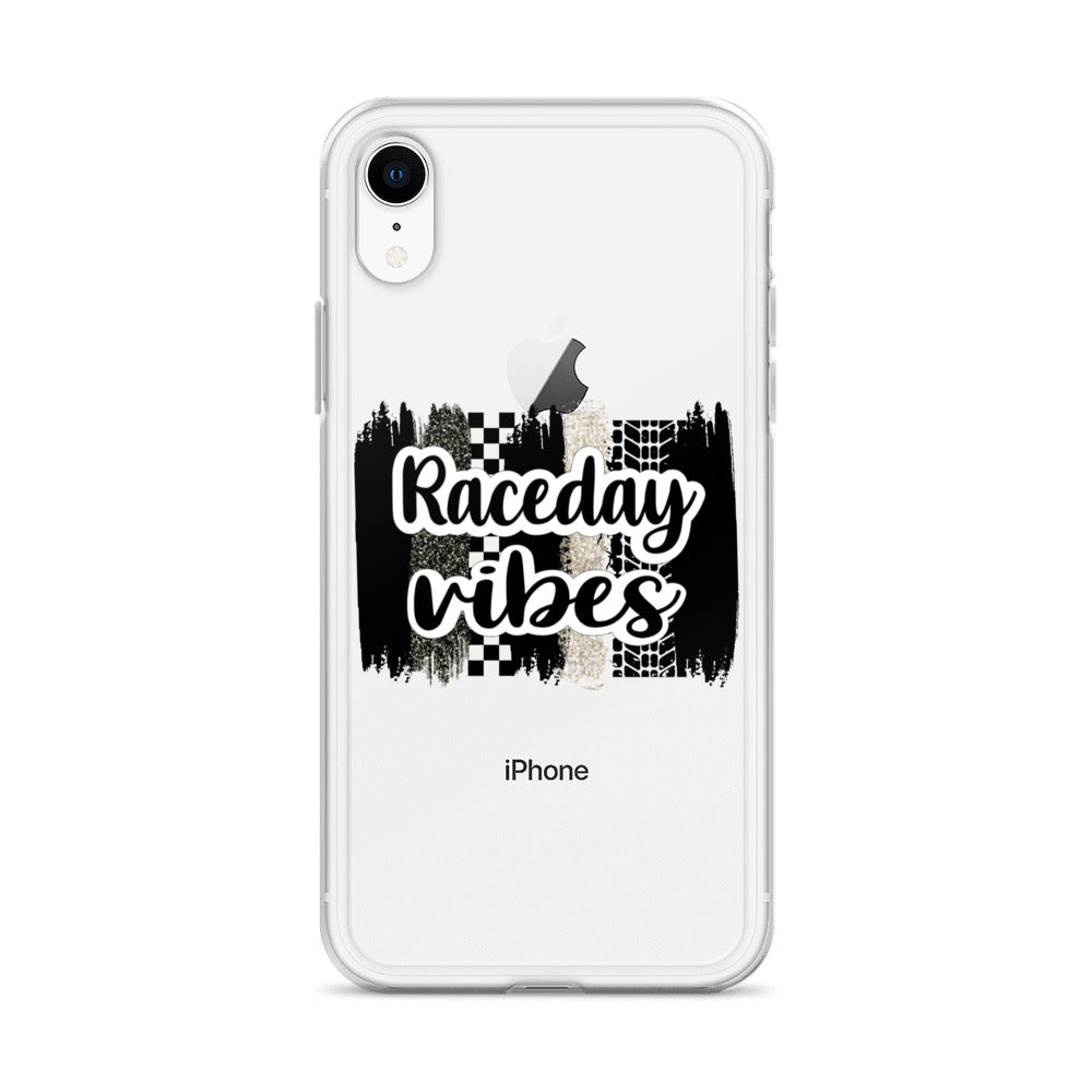 Race Day Vibes Clear Case for iPhone®