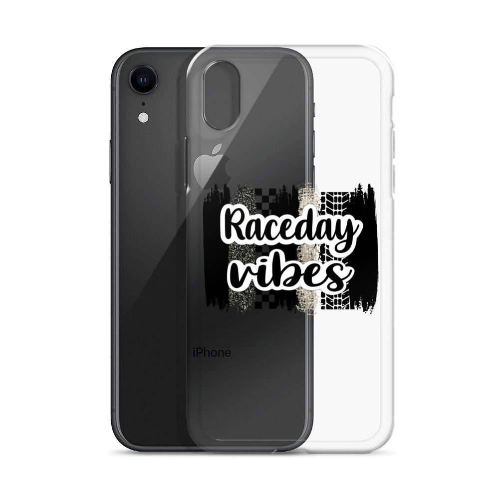 Race Day Vibes Clear Case for iPhone®