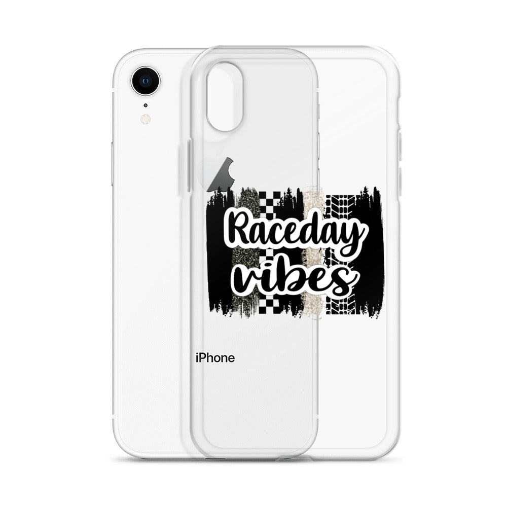 Race Day Vibes Clear Case for iPhone®