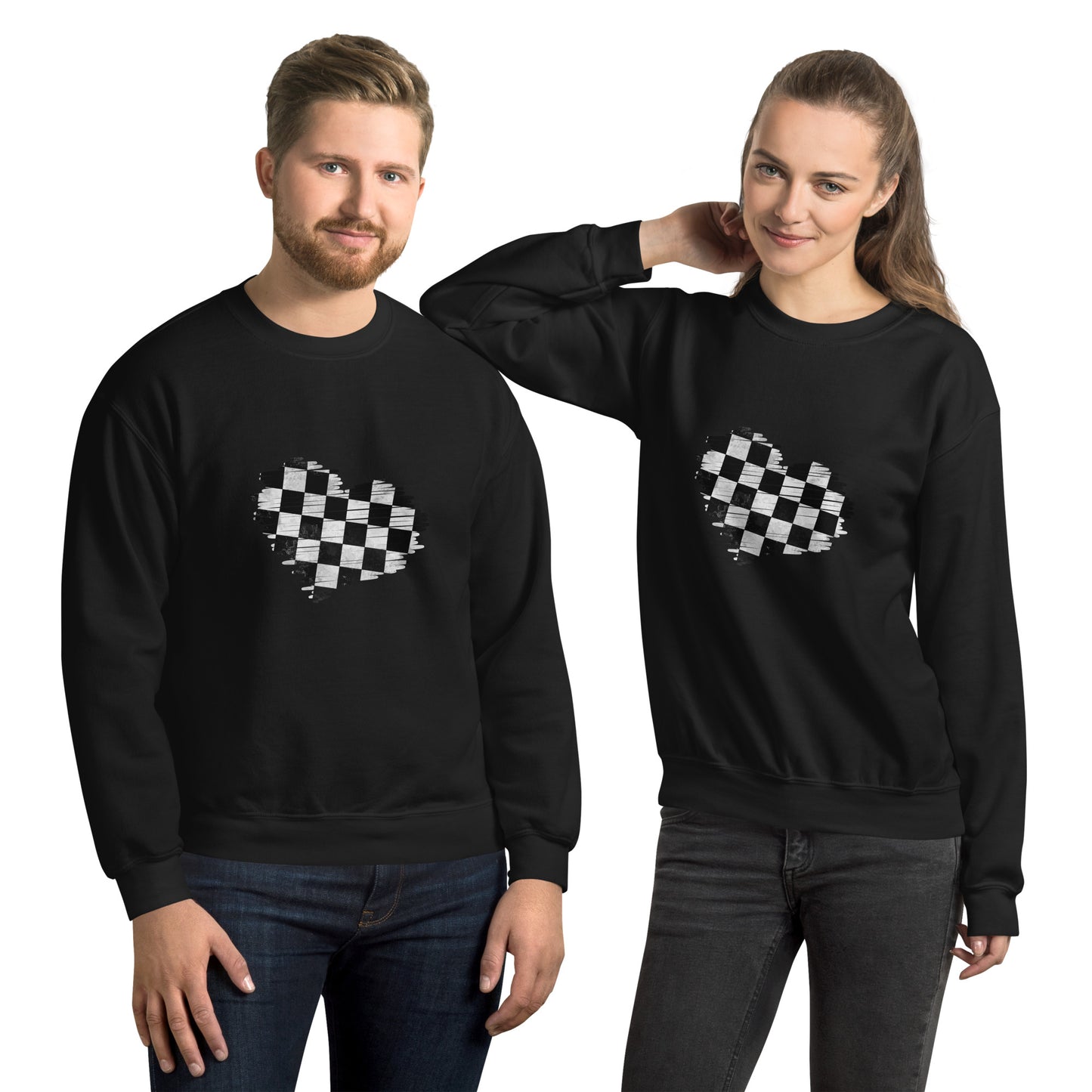 Distressed Heart Unisex Sweatshirt