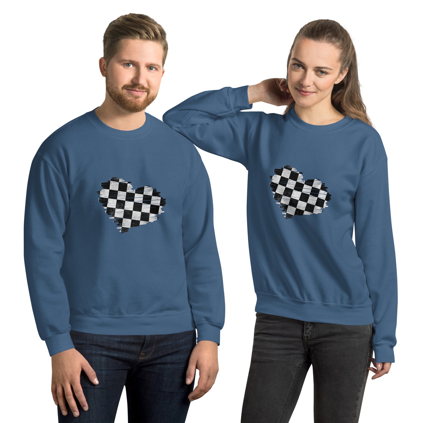 Distressed Heart Unisex Sweatshirt