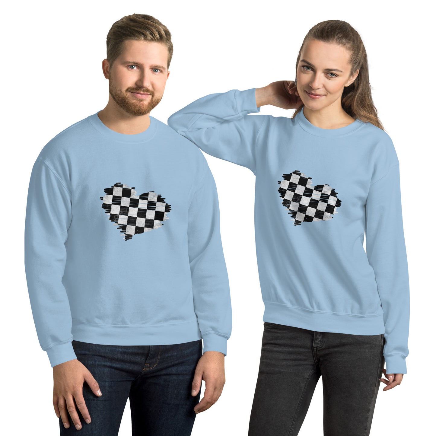 Distressed Heart Unisex Sweatshirt