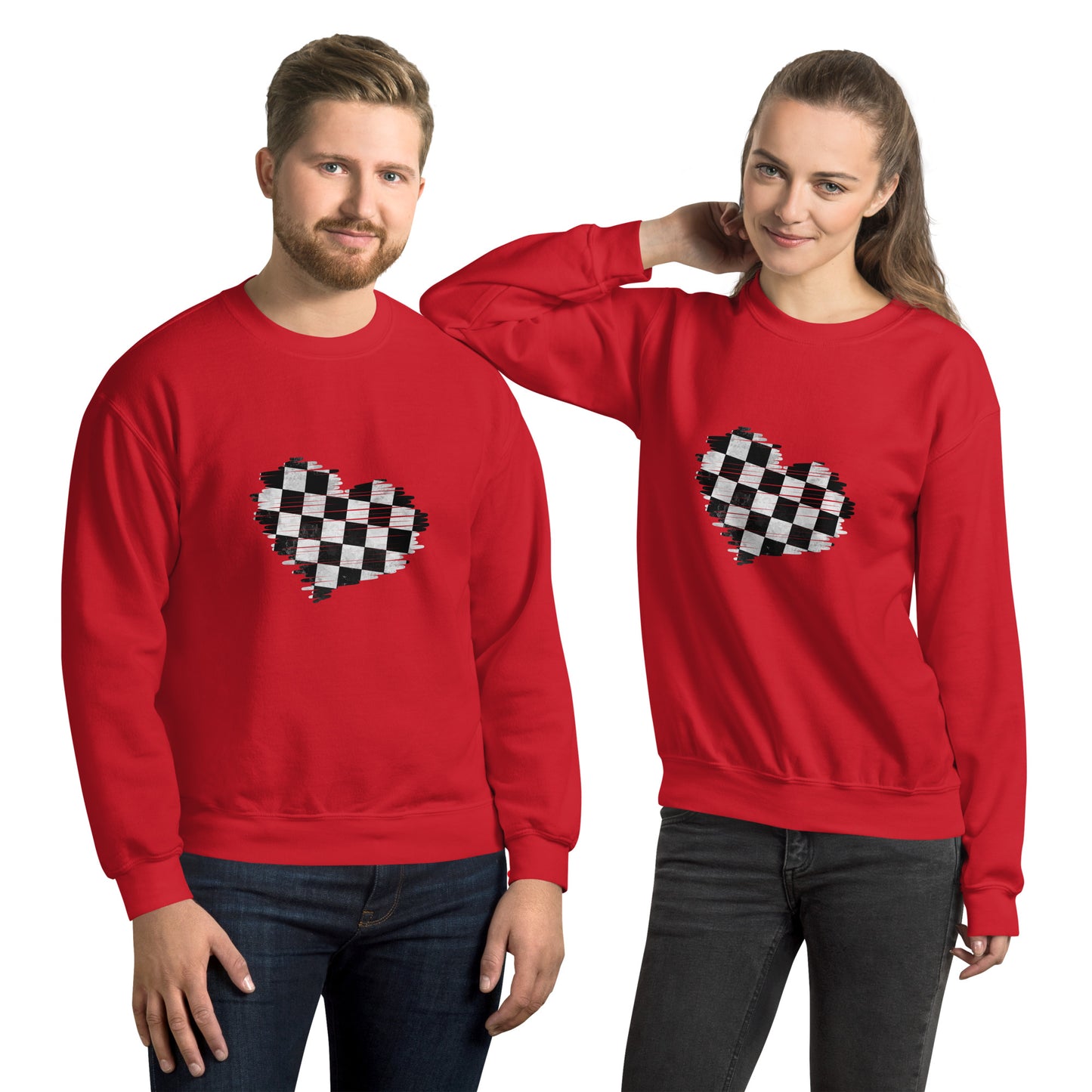 Distressed Heart Unisex Sweatshirt