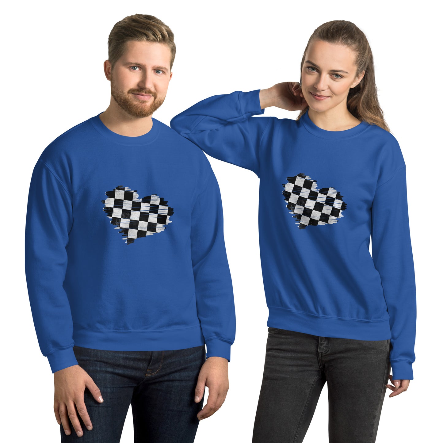 Distressed Heart Unisex Sweatshirt