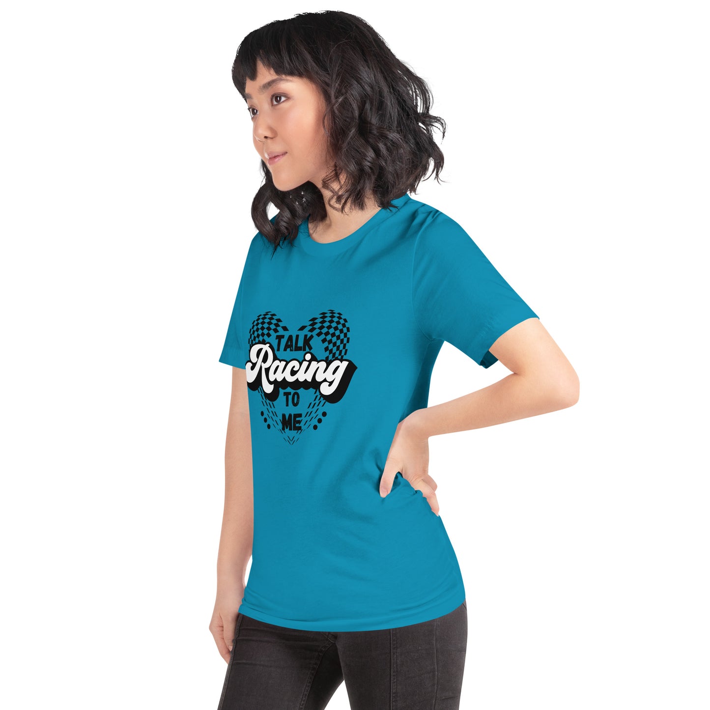 Talk Racing to me Unisex t-shirt