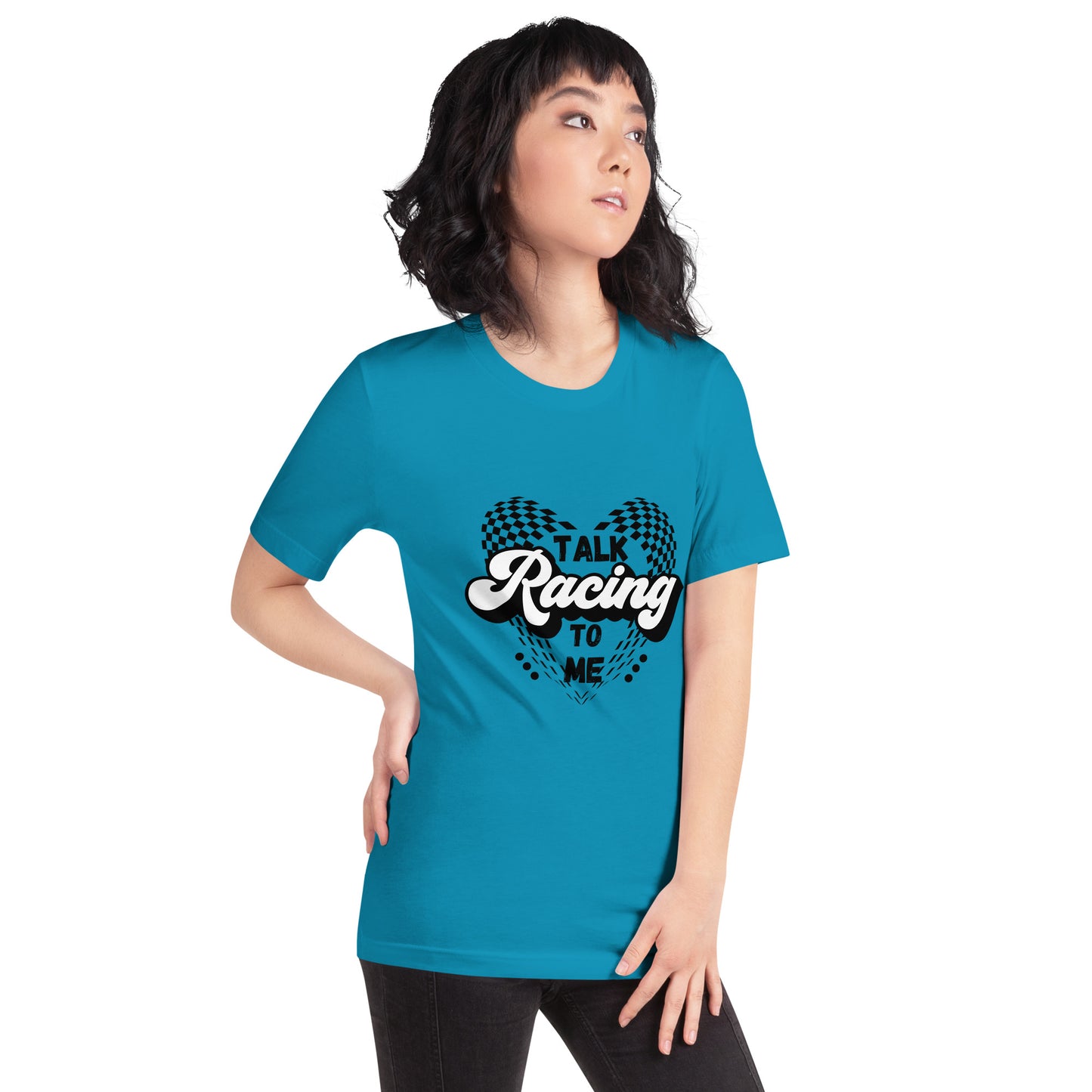 Talk Racing to me Unisex t-shirt