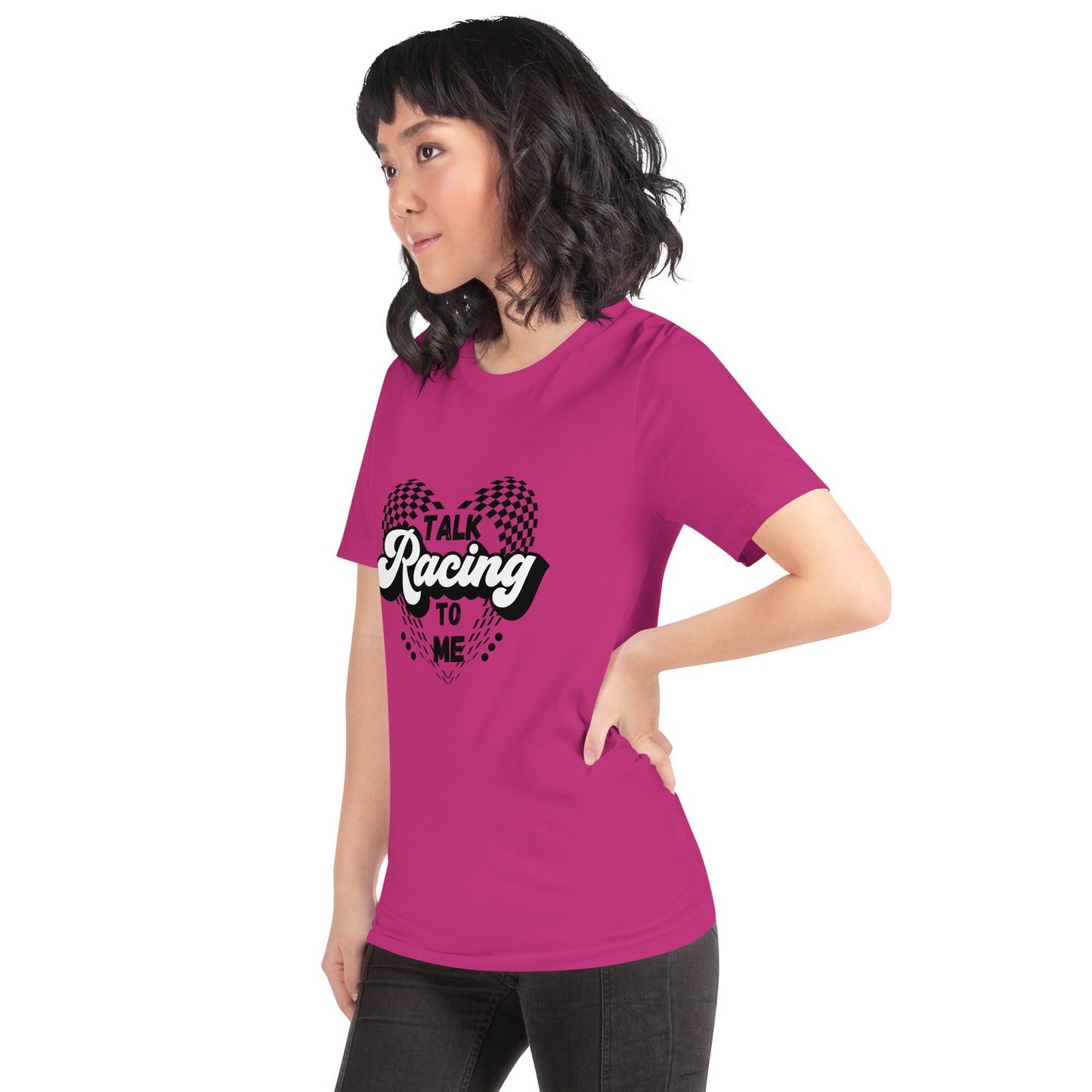 Talk Racing to me Unisex t-shirt