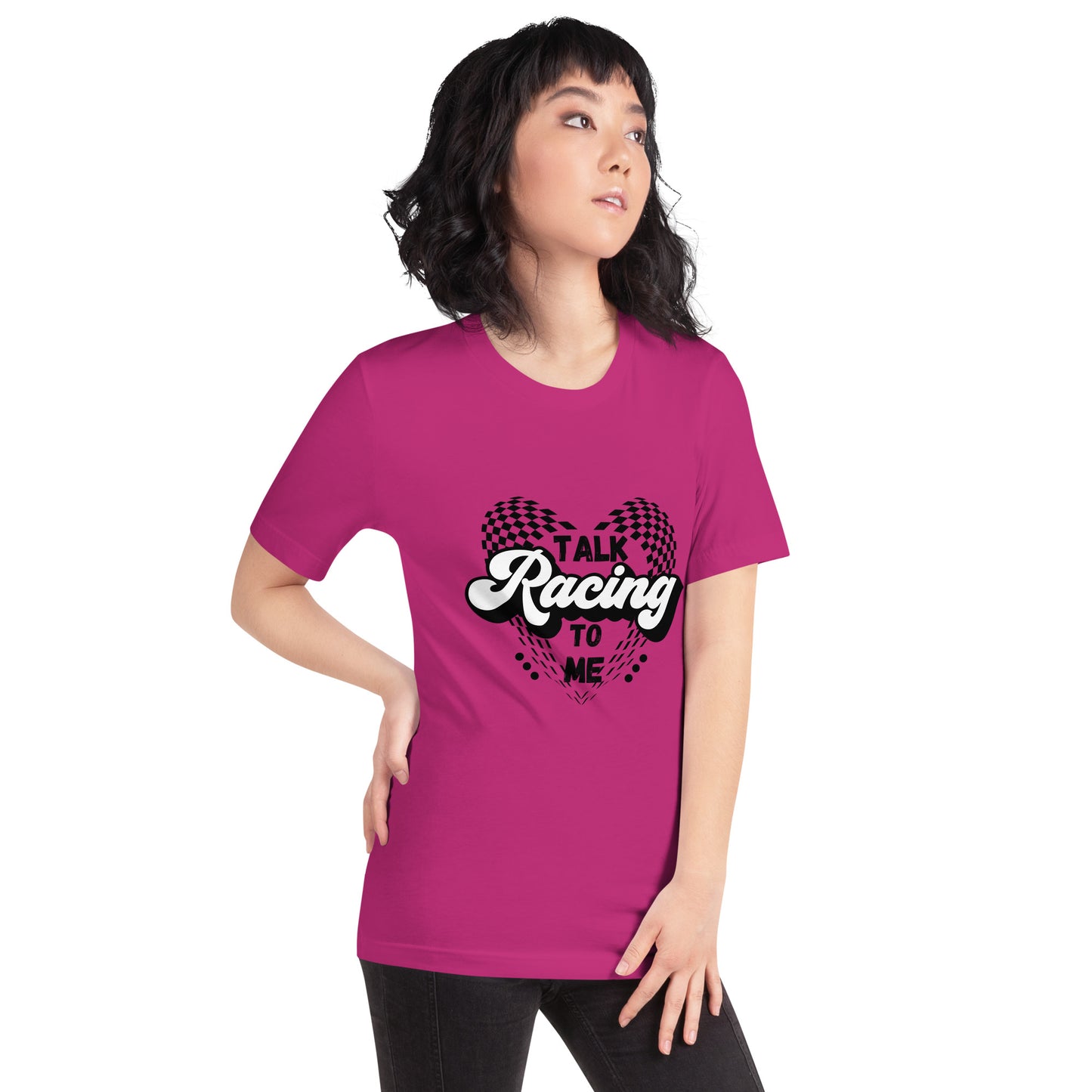 Talk Racing to me Unisex t-shirt