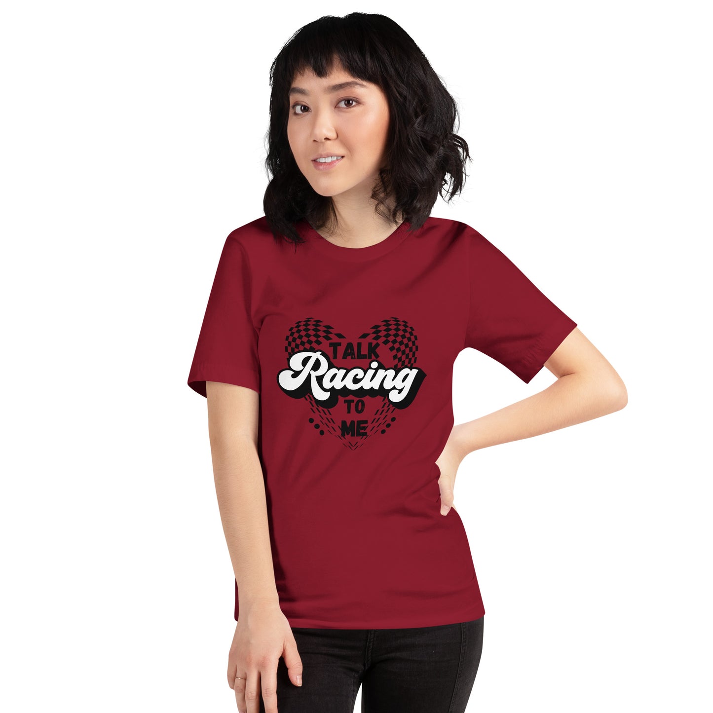 Talk Racing to me Unisex t-shirt