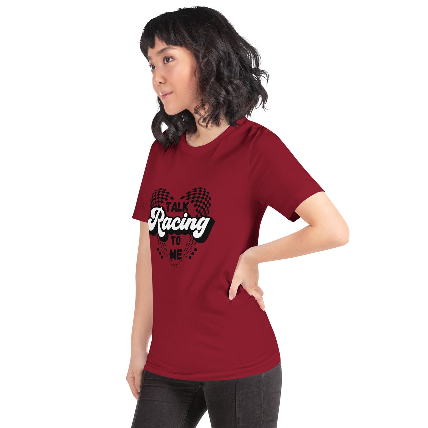 Talk Racing to me Unisex t-shirt