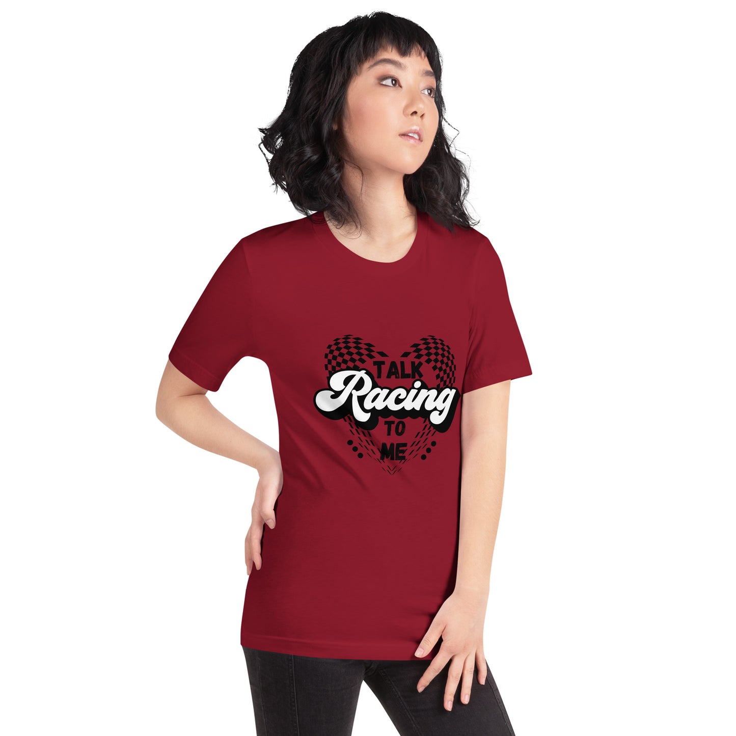 Talk Racing to me Unisex t-shirt