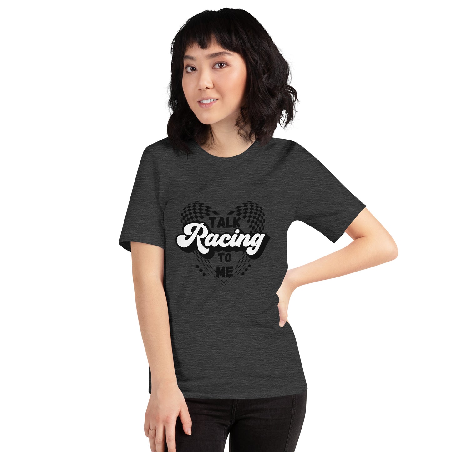 Talk Racing to me Unisex t-shirt