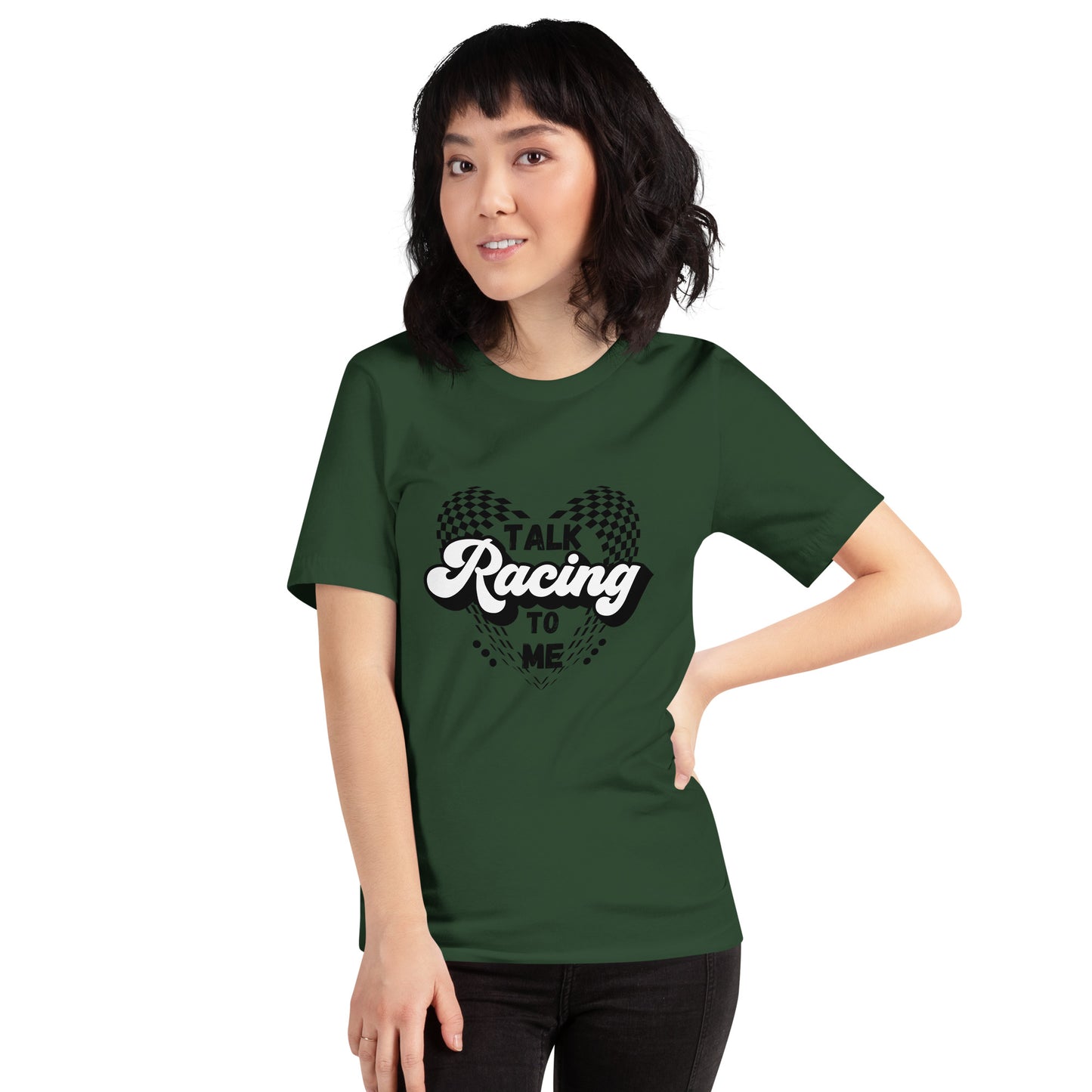 Talk Racing to me Unisex t-shirt