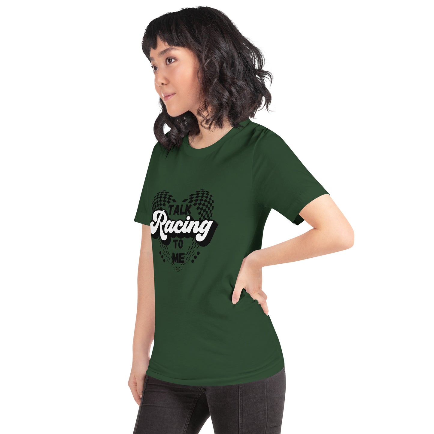 Talk Racing to me Unisex t-shirt