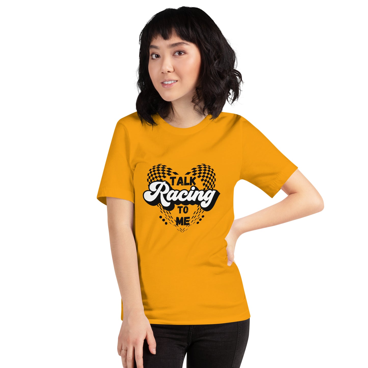 Talk Racing to me Unisex t-shirt