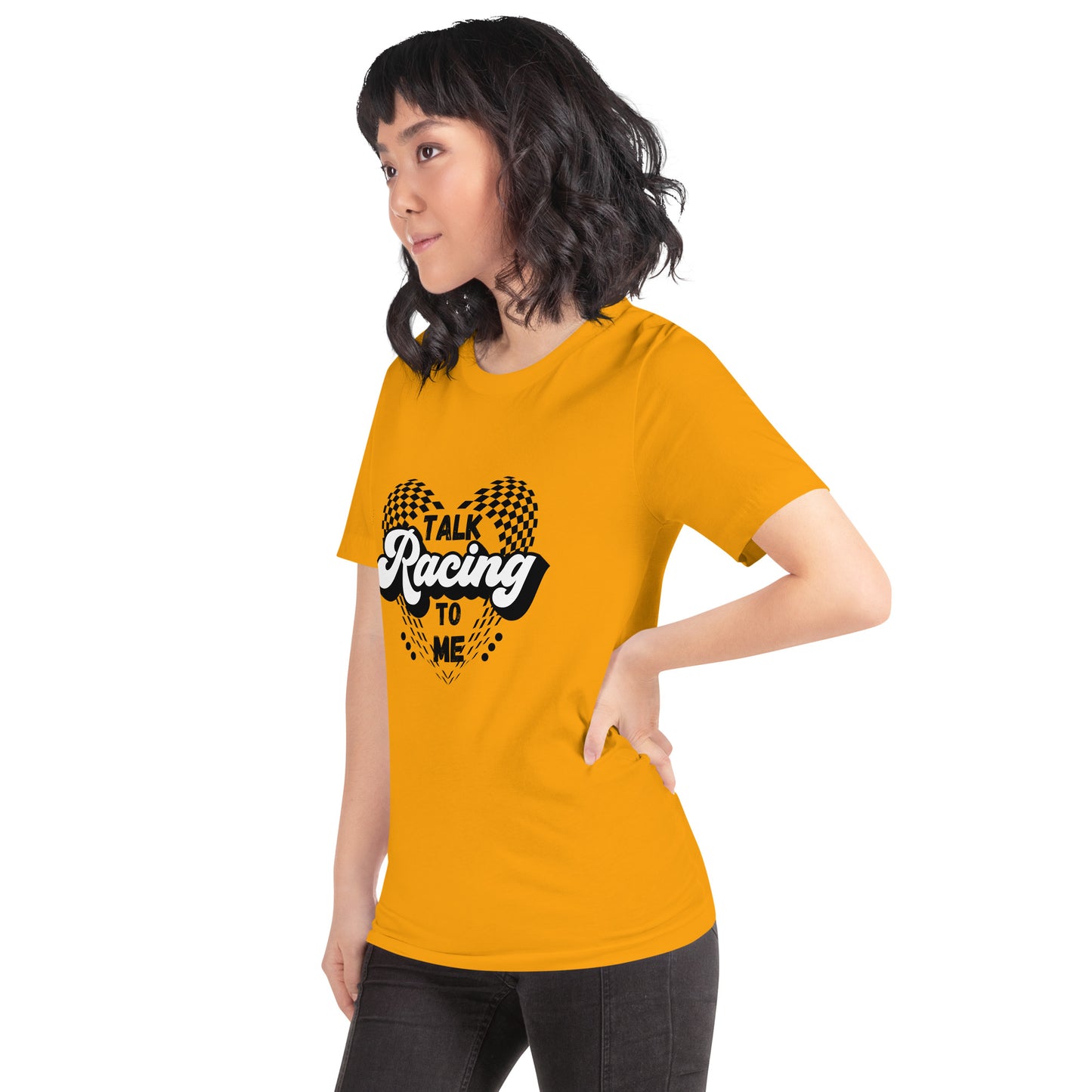 Talk Racing to me Unisex t-shirt