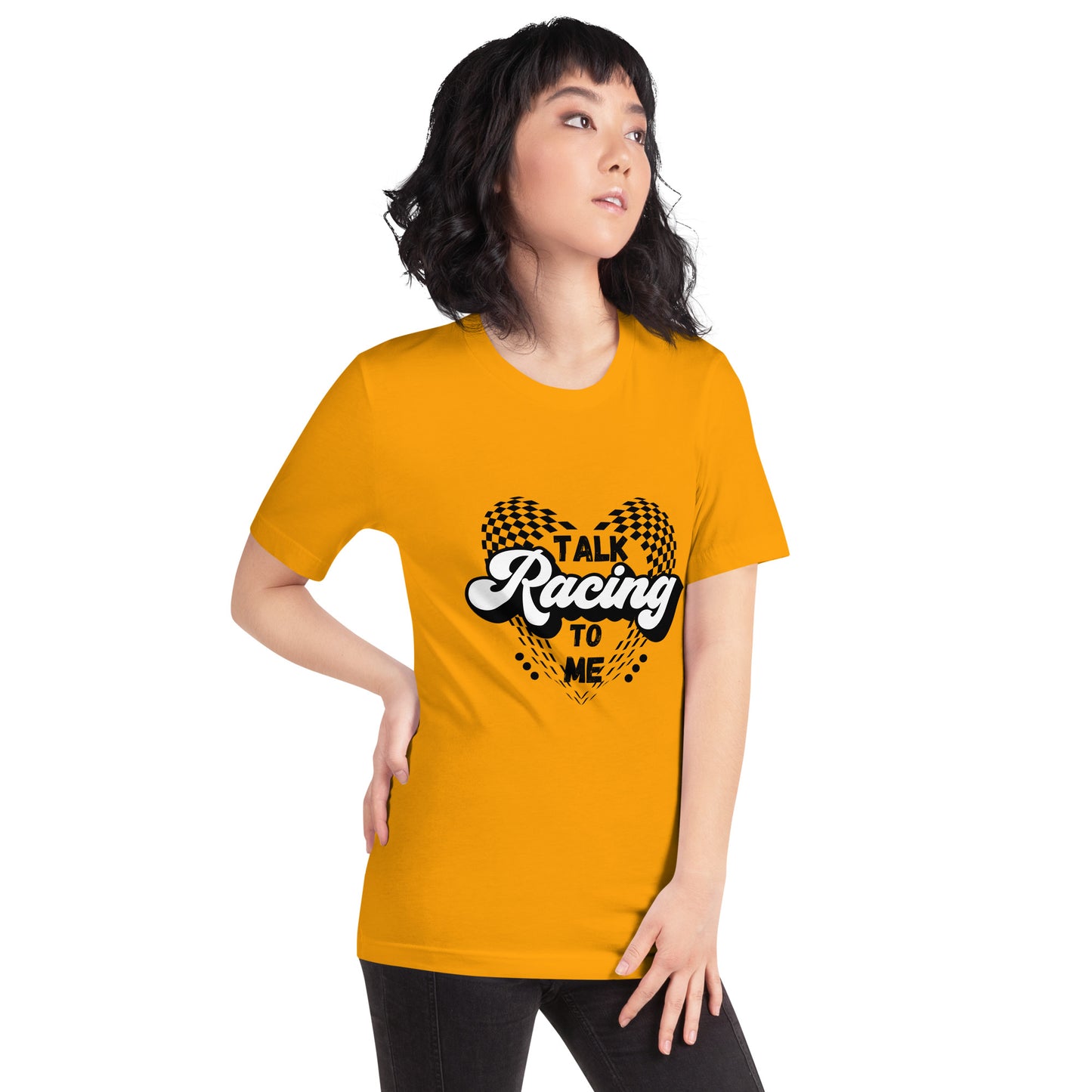 Talk Racing to me Unisex t-shirt