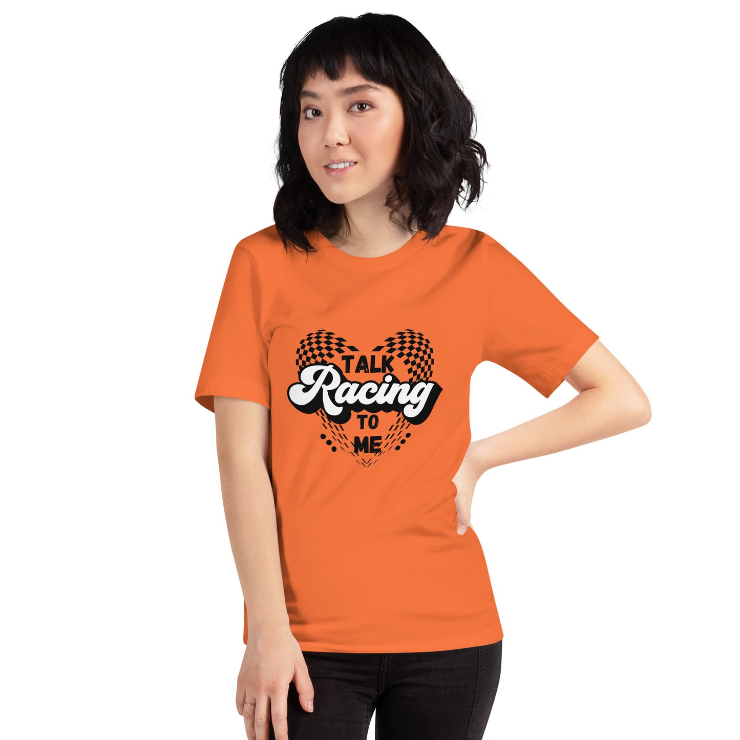 Talk Racing to me Unisex t-shirt