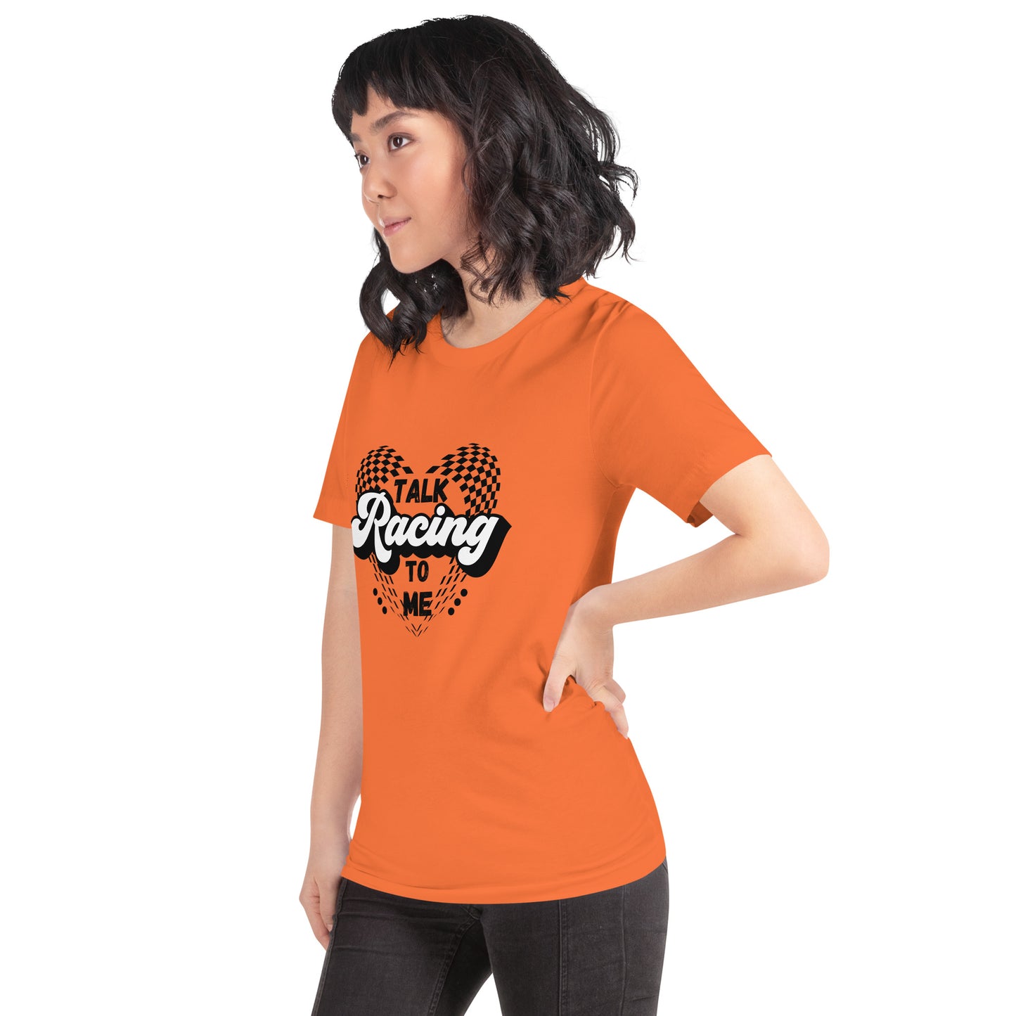 Talk Racing to me Unisex t-shirt