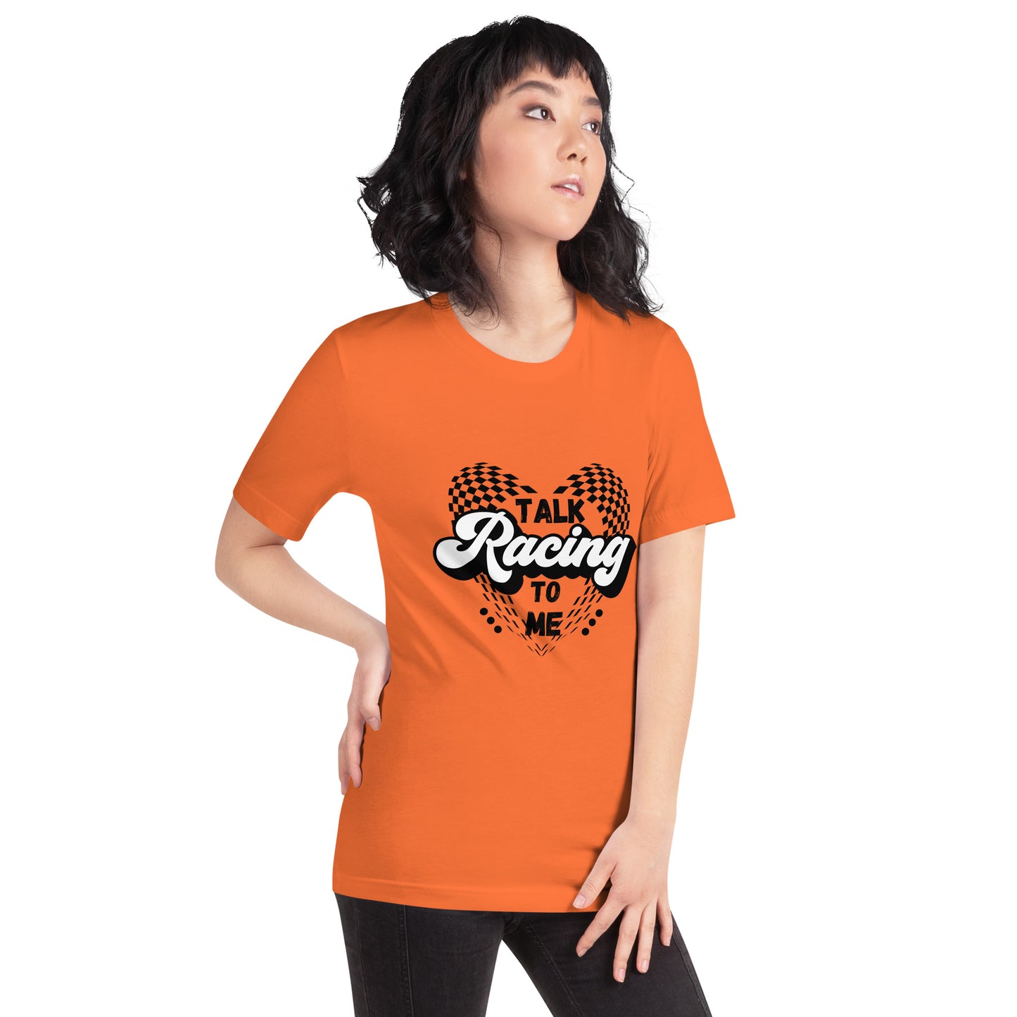 Talk Racing to me Unisex t-shirt
