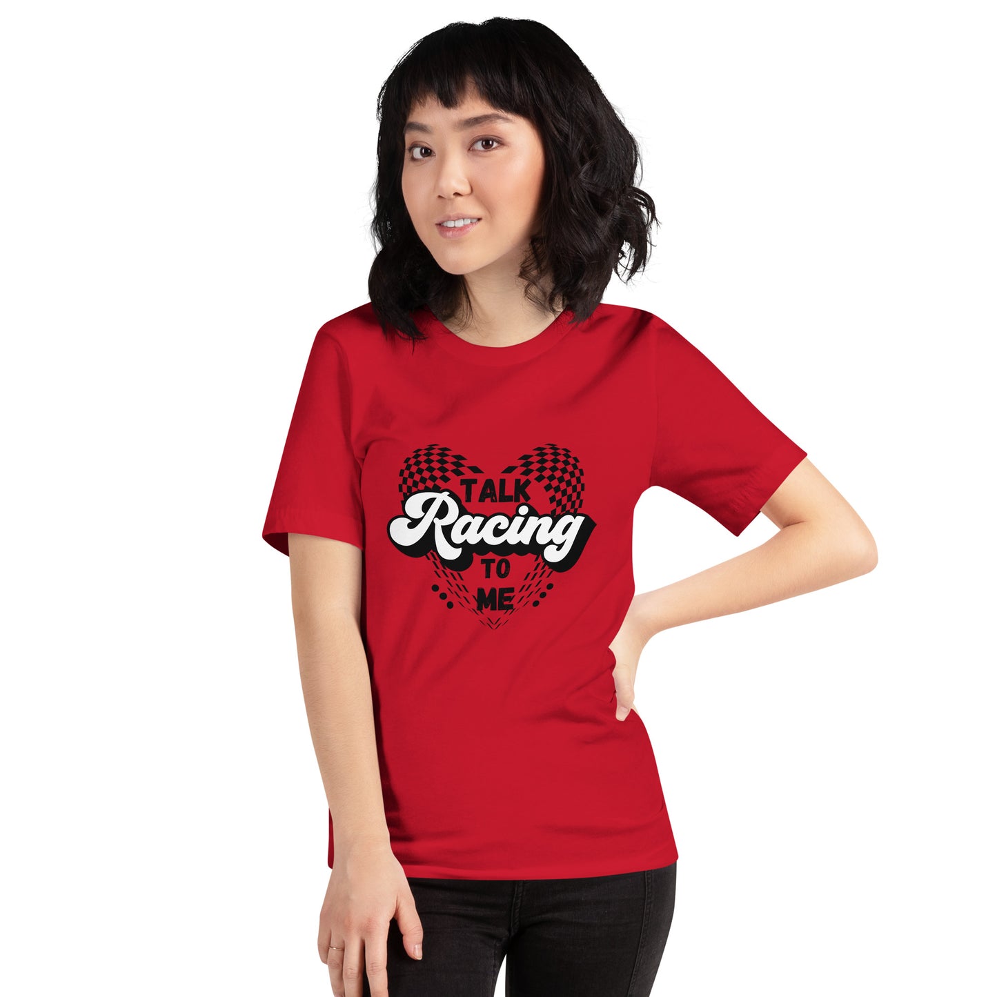 Talk Racing to me Unisex t-shirt