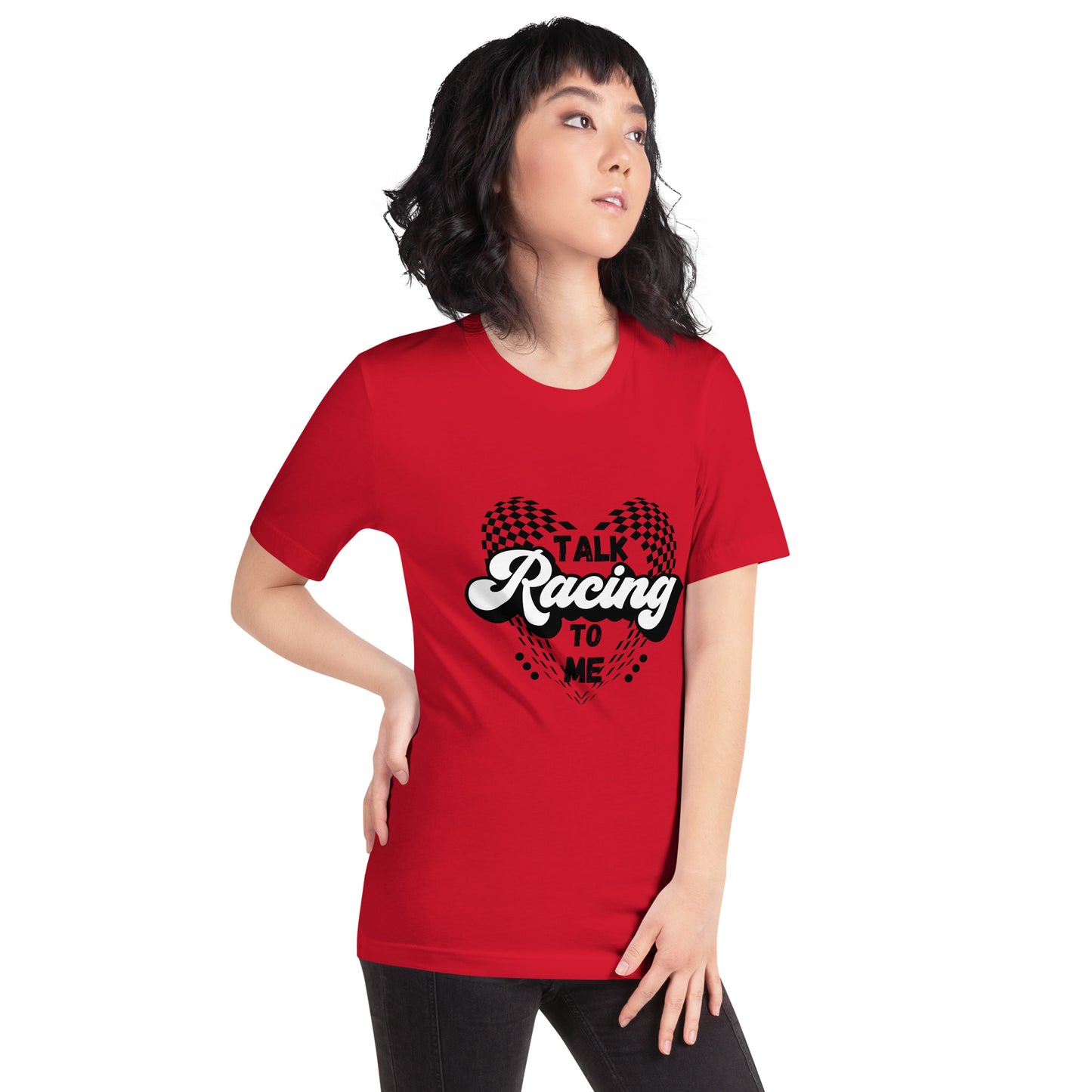 Talk Racing to me Unisex t-shirt