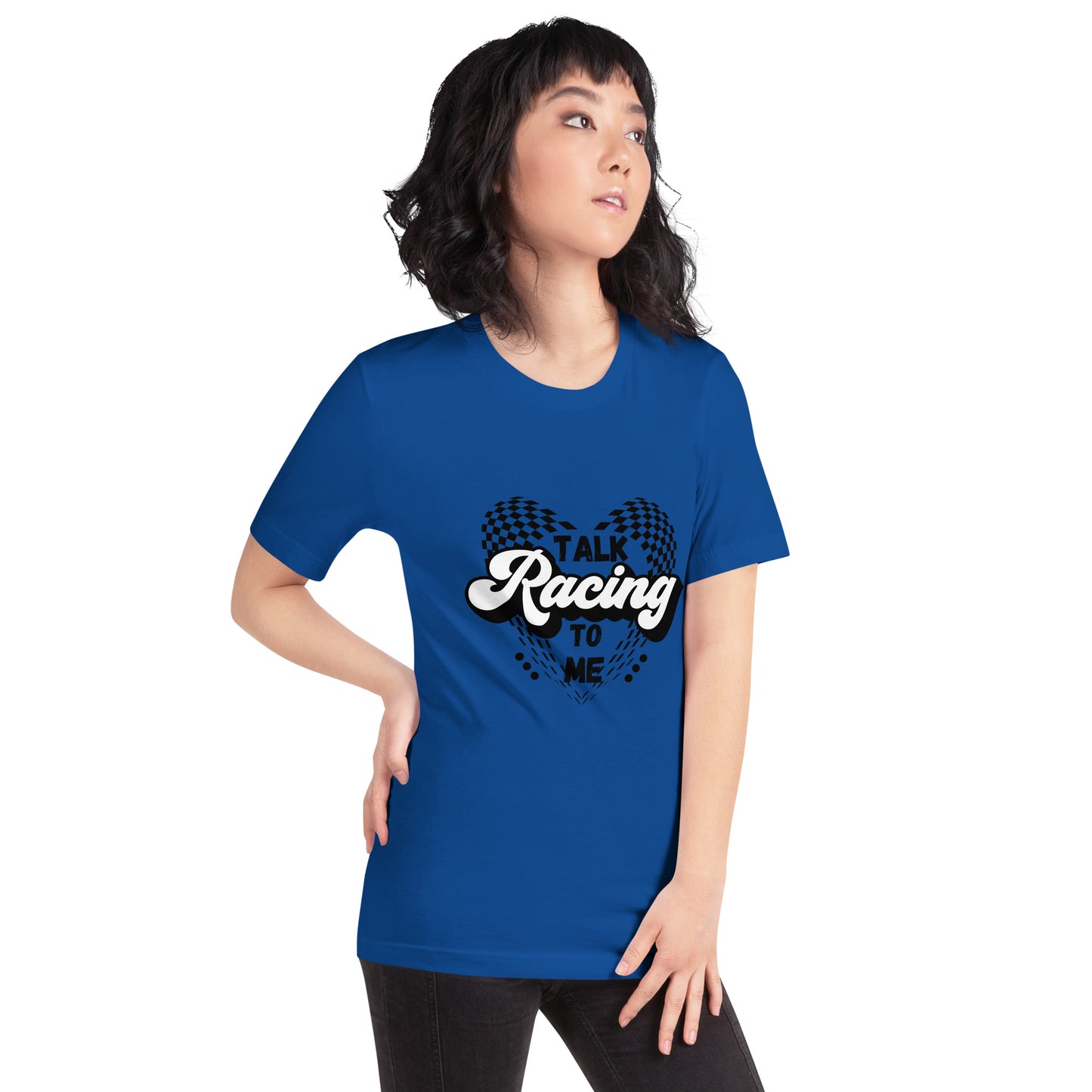Talk Racing to me Unisex t-shirt