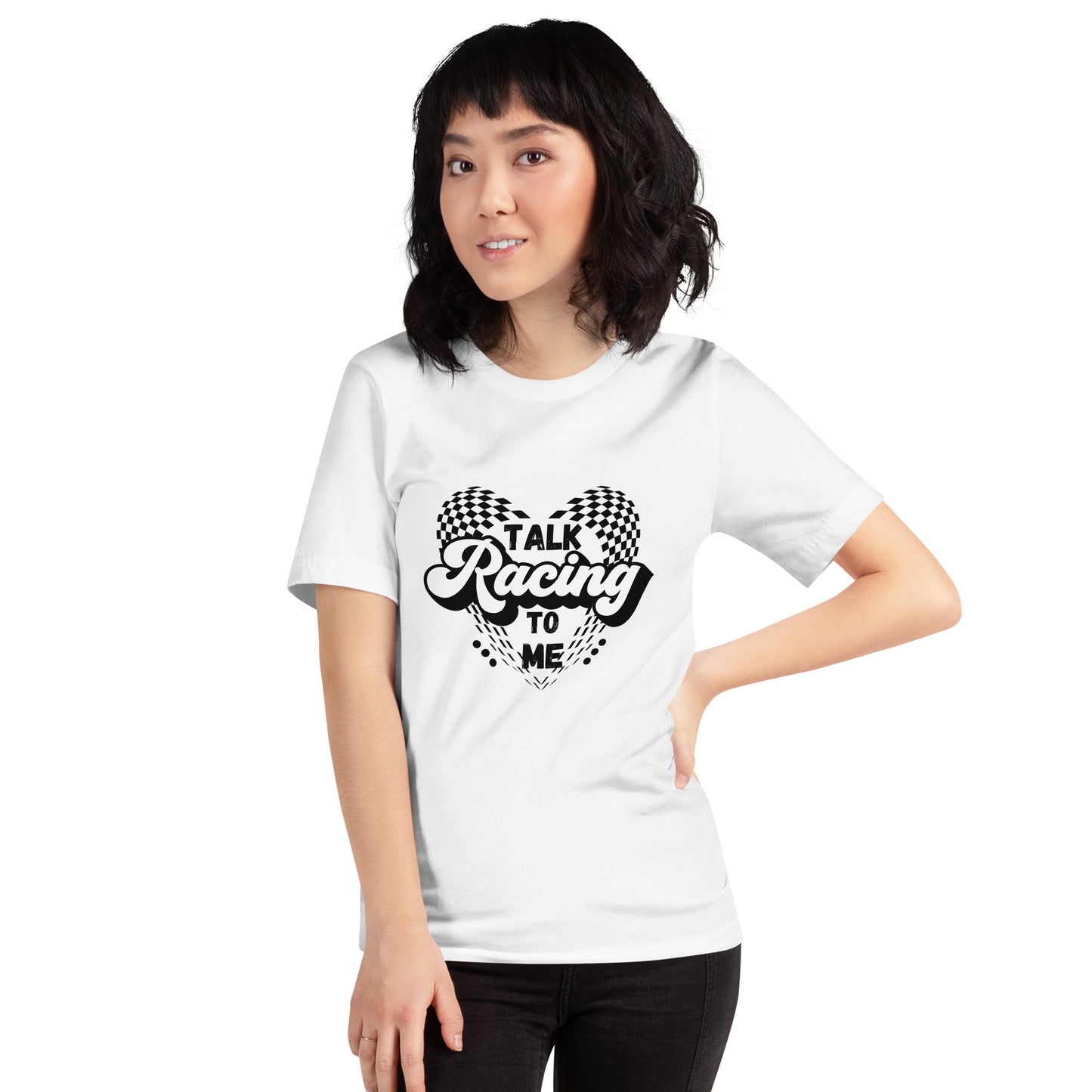 Talk Racing to me Unisex t-shirt
