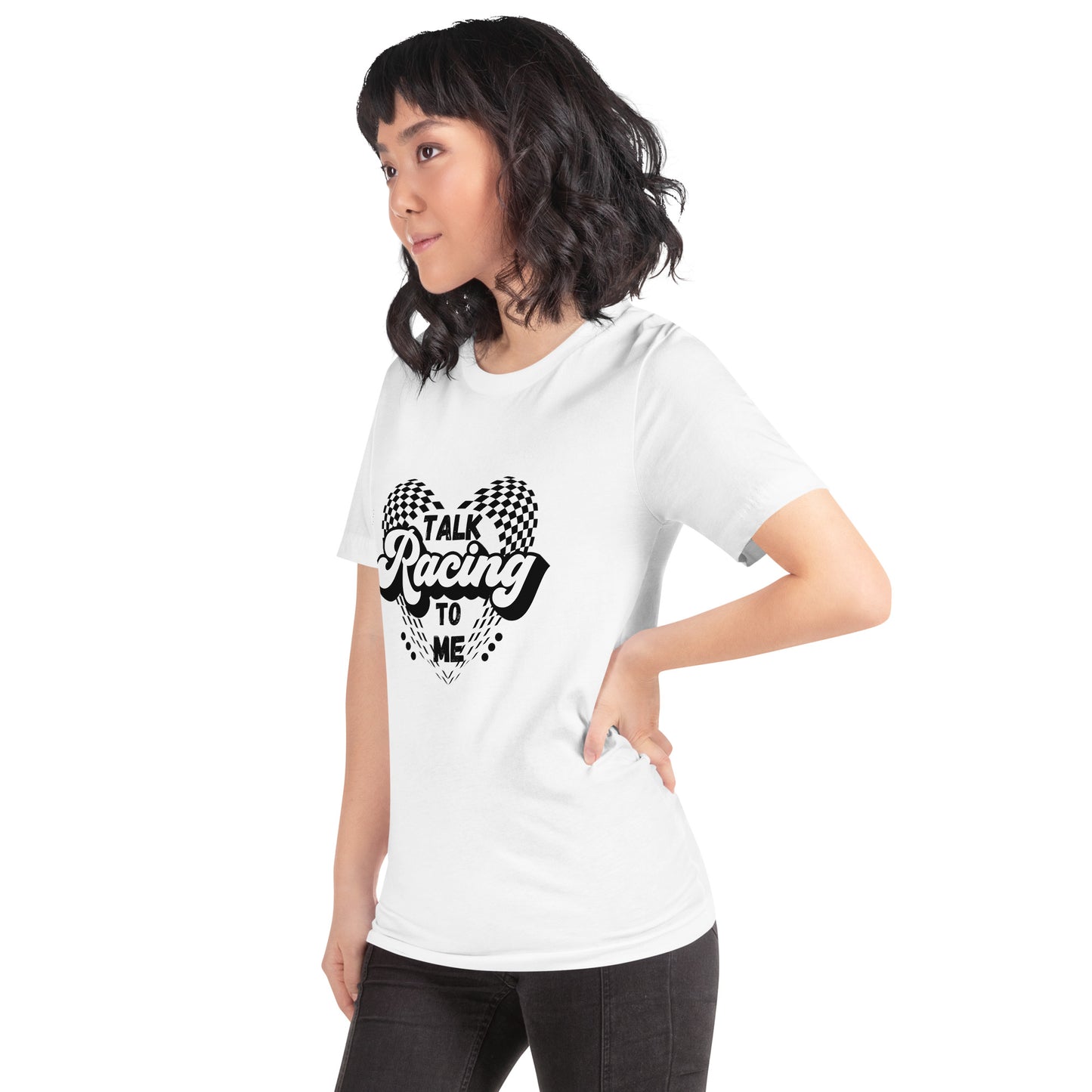 Talk Racing to me Unisex t-shirt