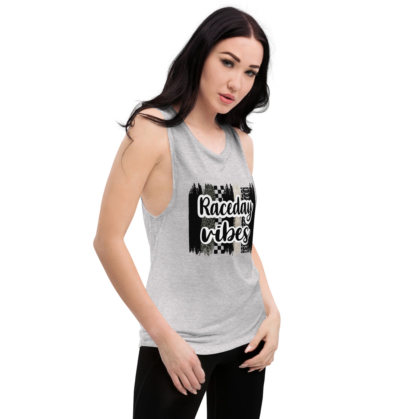 RaceDay Vibes Ladies’ Muscle Tank