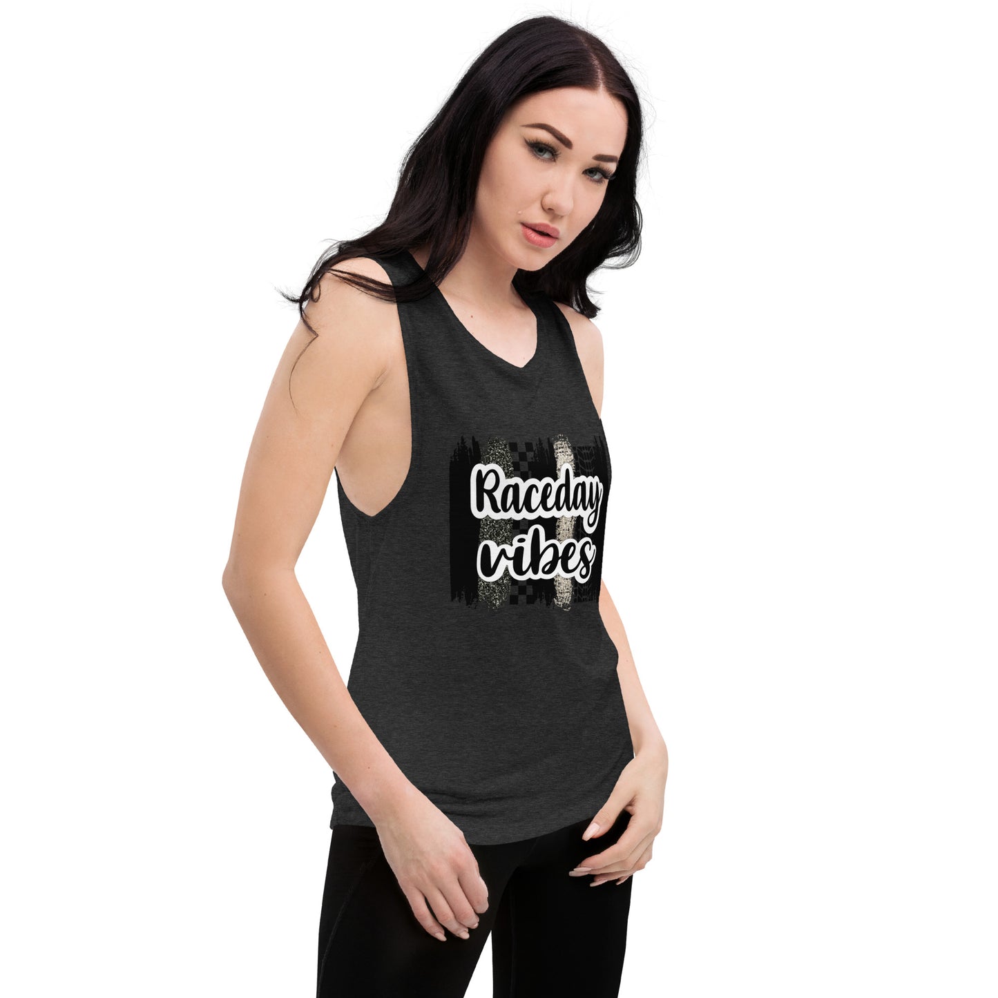 RaceDay Vibes Ladies’ Muscle Tank