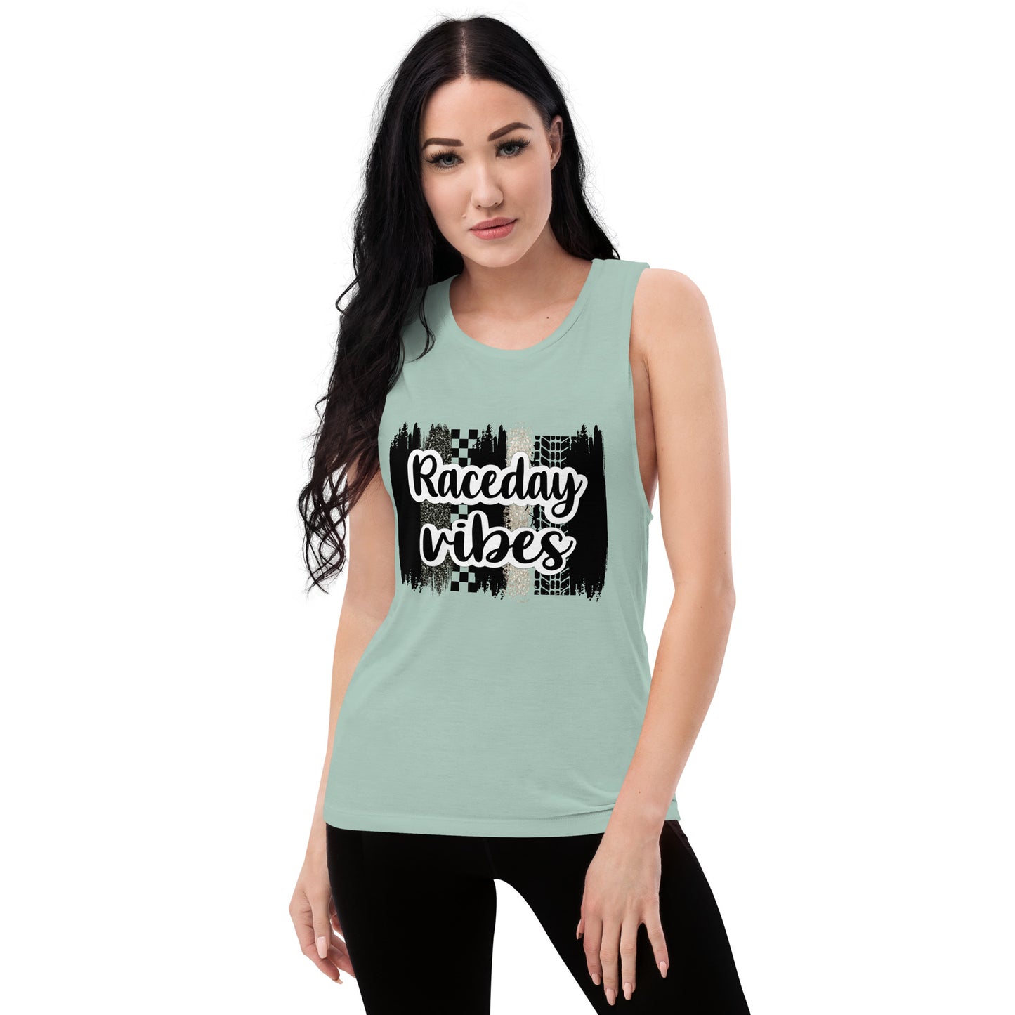 RaceDay Vibes Ladies’ Muscle Tank