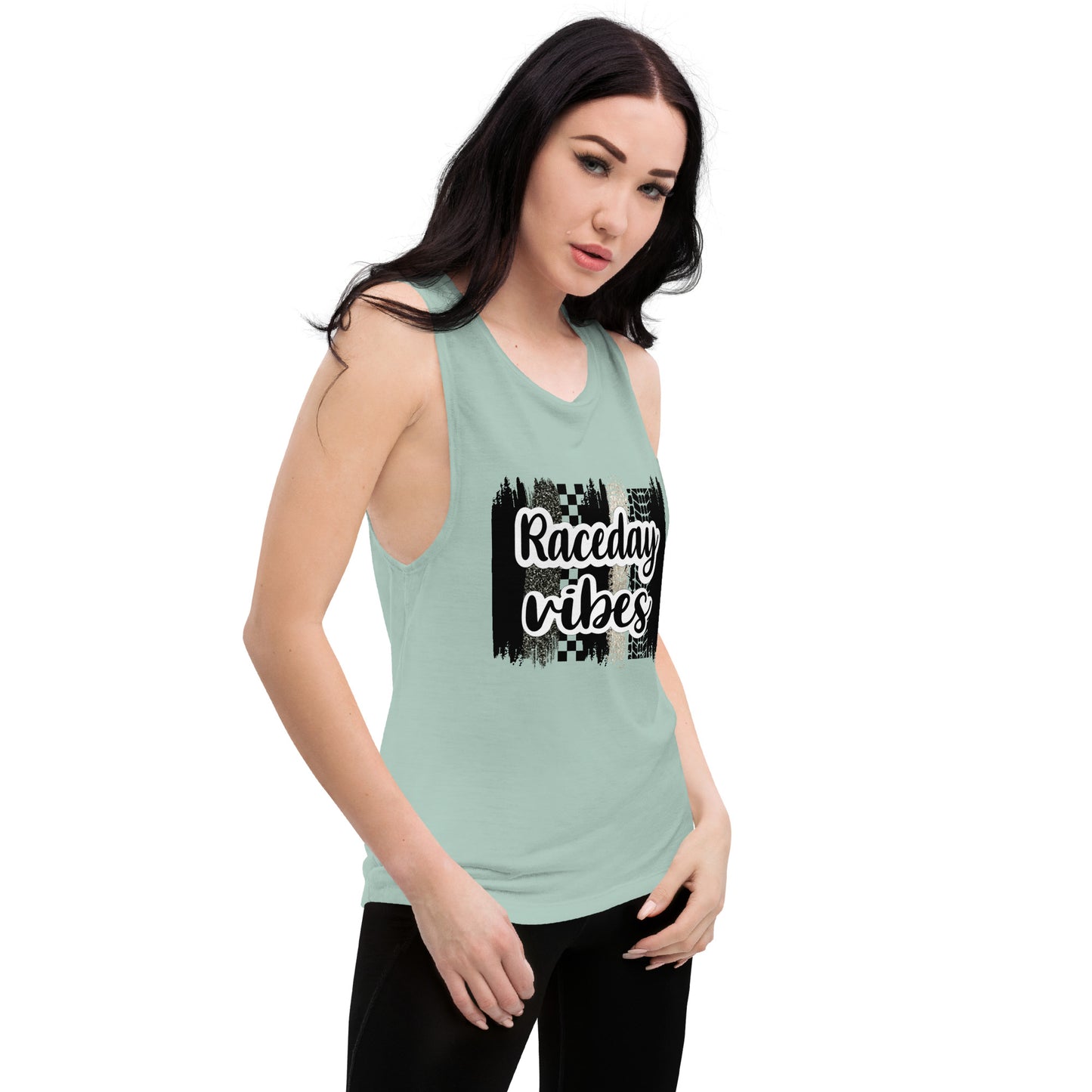 RaceDay Vibes Ladies’ Muscle Tank