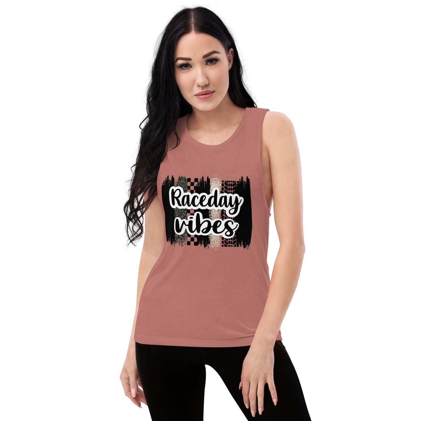 RaceDay Vibes Ladies’ Muscle Tank
