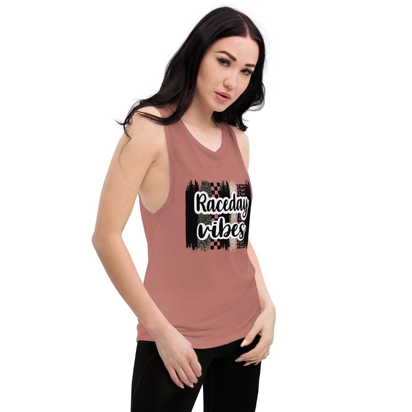 RaceDay Vibes Ladies’ Muscle Tank