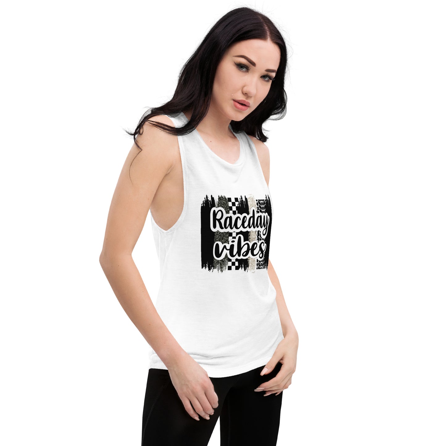 RaceDay Vibes Ladies’ Muscle Tank