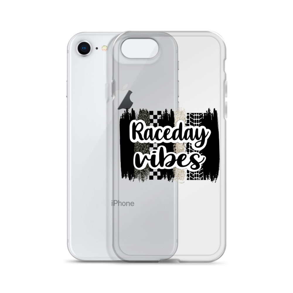 Race Day Vibes Clear Case for iPhone®