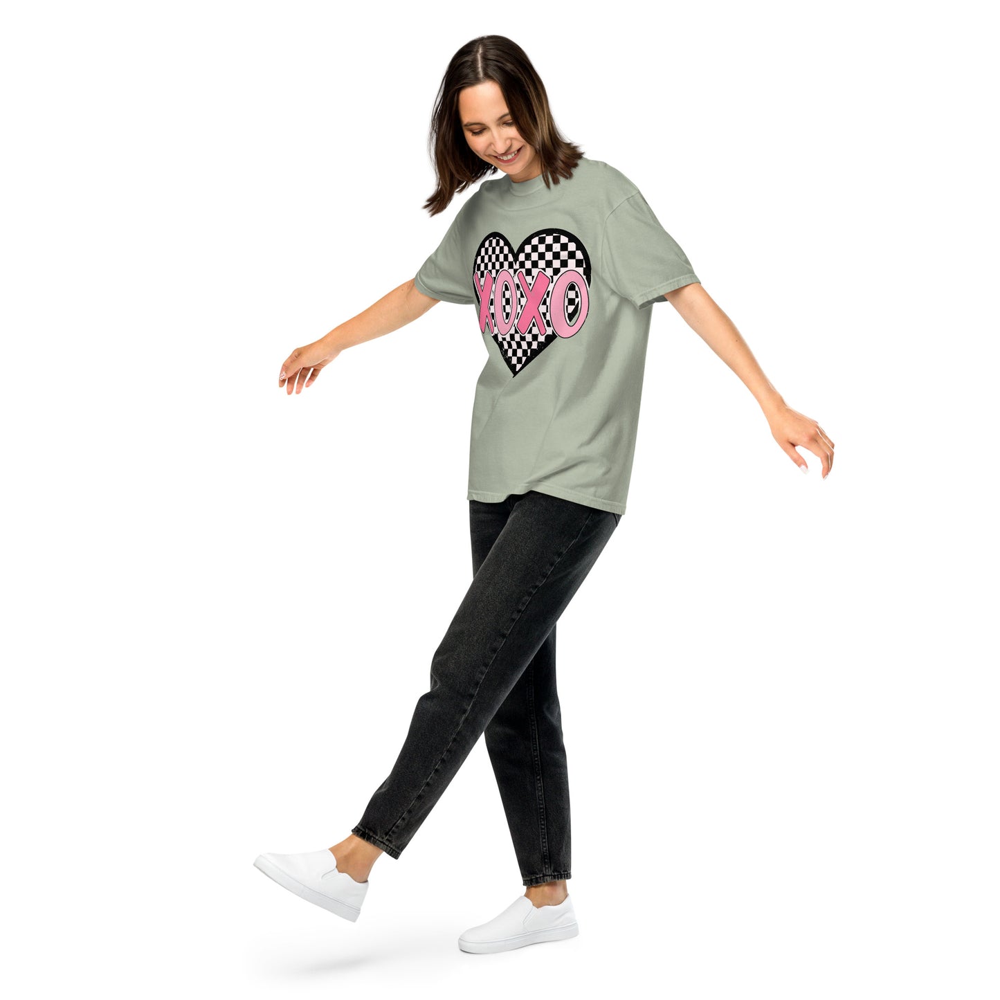 XOXO Unisex garment-dyed heavyweight t-shirt