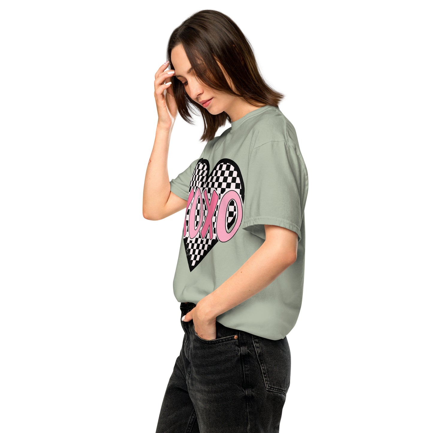 XOXO Unisex garment-dyed heavyweight t-shirt