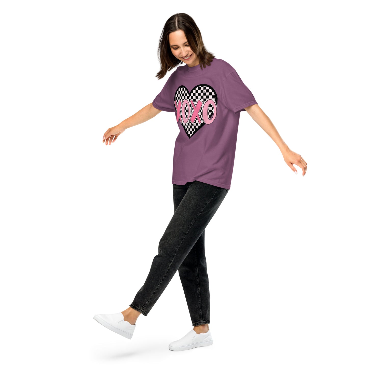 XOXO Unisex garment-dyed heavyweight t-shirt