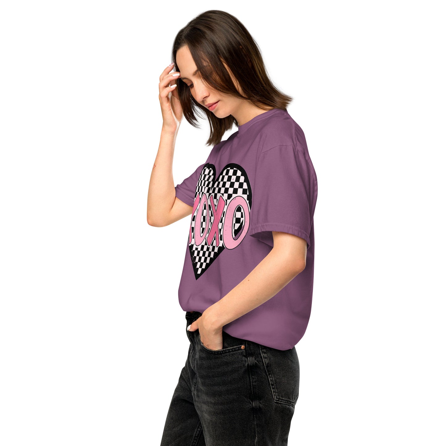 XOXO Unisex garment-dyed heavyweight t-shirt
