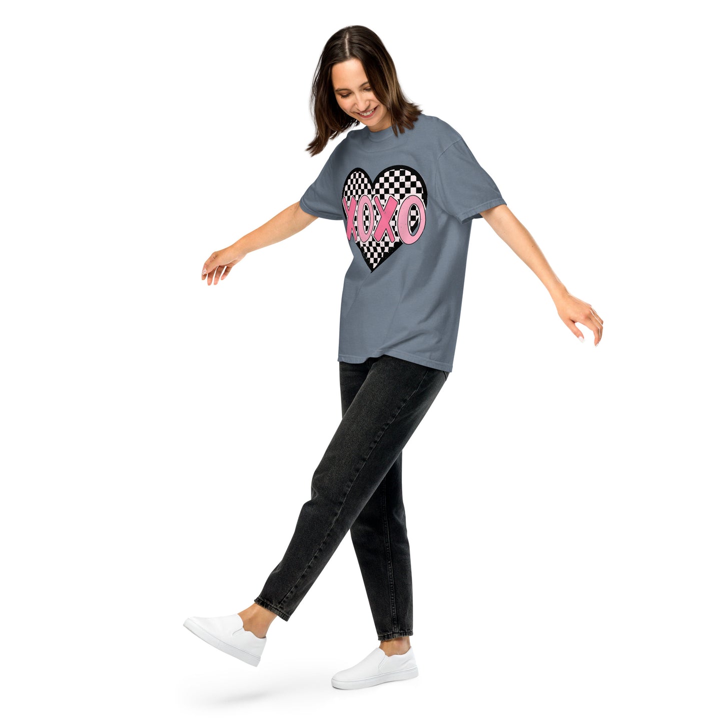 XOXO Unisex garment-dyed heavyweight t-shirt